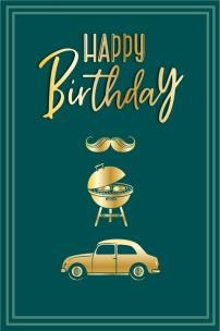 Opakowanie Karnet Urodziny - Stylish B-Day