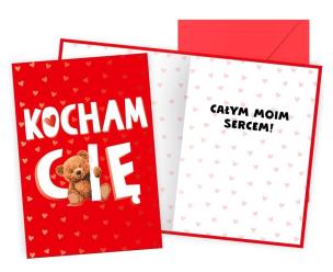 Opakowanie Karnet Walentynki