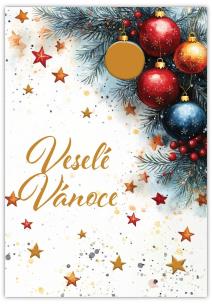 Opakowanie Karnet Wesołych Świąt - Vesele Vanoce Cestina