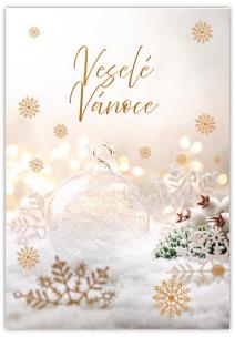 Opakowanie Karnet Wesołych Świąt - Vesele Vanoce Cestina
