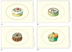 Opakowanie Karnet z kopertą AGR 063 Ciastka 11,5x17cm ROSSI