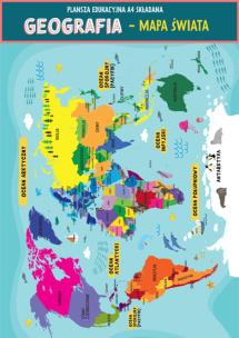 Opakowanie Karta edukacyjna Geografia Świat