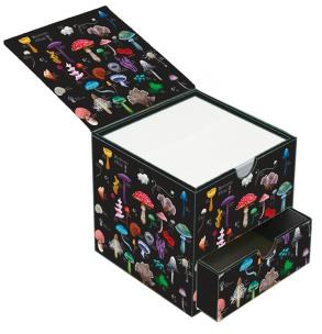 Opakowanie Karteczki biurowe box z szufladą Grzyby Anna Stead