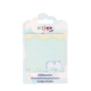 Karteczki samoprzylepne 73x73mm 20K niebieskie. Wydawca: Strigo. Multiszop.pl Opakowanie Karteczki samoprzylepne 73x73mm 20K niebieskie