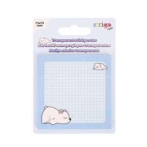 Karteczki samoprzylepne 73x73mm 50K niebieskie. Wydawca: Strigo. Multiszop.pl Opakowanie Karteczki samoprzylepne 73x73mm 50K niebieskie
