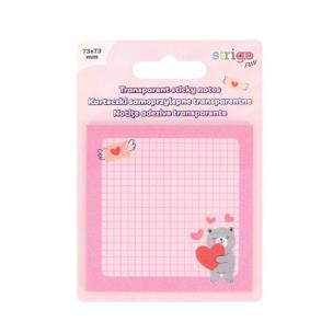Karteczki samoprzylepne 73x73mm 50K różowe. Wydawca: Strigo. Multiszop.pl Opakowanie Karteczki samoprzylepne 73x73mm 50K różowe