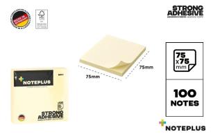 Opakowanie Karteczki samoprzylepne 75x75mm 100K żółte