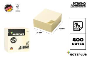 Opakowanie Karteczki samoprzylepne 75x75mm 400K żółte