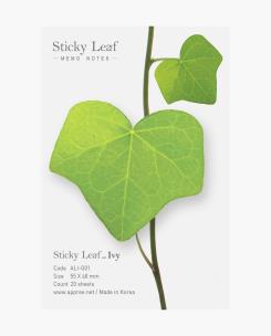 Opakowanie Karteczki samoprzylepne Bluszcz zielony S