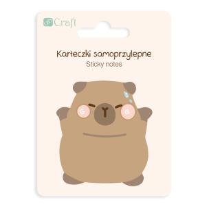 Karteczki samoprzylepne Kapibara Happy 6,2x6 cm 30k.. Wydawca: DP CRAFT. Multiszop.pl Opakowanie Karteczki samoprzylepne Kapibara Happy 6,2x6 cm 30k.