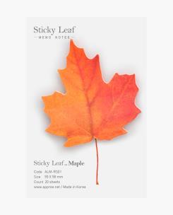 Opakowanie Karteczki samoprzylepne Klon czerwony S