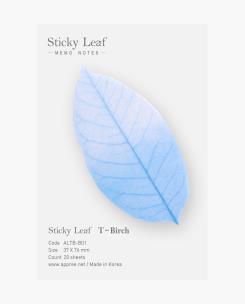 Opakowanie Karteczki samoprzylepne T Brzoza blue S