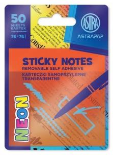 Opakowanie Karteczki samoprzylepne transparentne 75x75mm