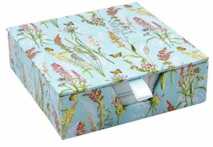 Opakowanie Karteczki zdobione Kwiaty i Motyle kostka biurowa