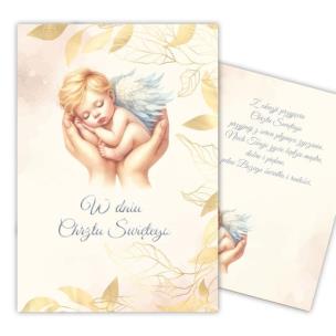 Opakowanie Kartka okolicznościowa Chrzest
