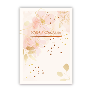 Opakowanie Kartka okolicznościowa Podziękowania
