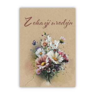 Opakowanie Kartka okolicznościowa Urodziny