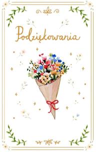 Opakowanie Kartka podziękowaniowa