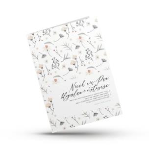 Opakowanie Kartka składana - Błogosławienstwo - kwiatuszki