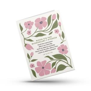 Opakowanie Kartka składana - Błogosławieństwo - modern