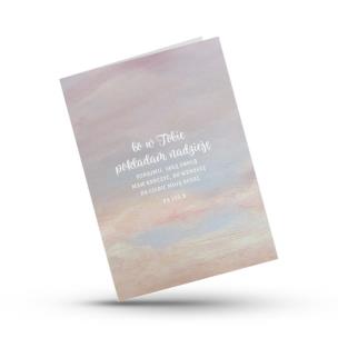 Opakowanie Kartka składana - Bo w Tobie pokładam nadzieję