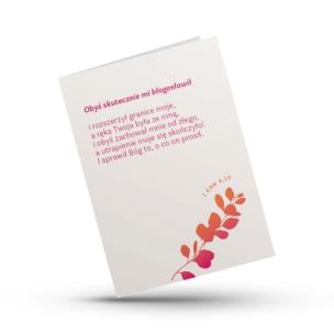 Opakowanie Kartka składana - Obyś mi skutecznie błogosławił