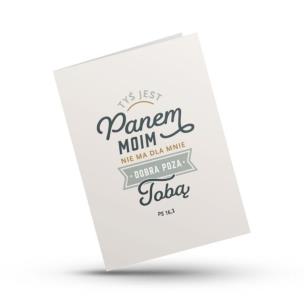 Opakowanie Kartka składana - Tyś jest Panem moim
