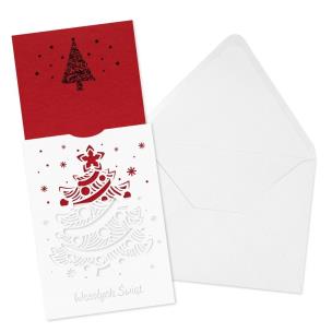 Opakowanie Kartka świąteczna ażurowa - Choinka