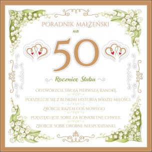 Opakowanie Kartka z okazji 50 rocznicy ślubu KWR03