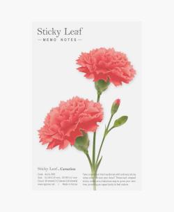 Opakowanie Kartki samoprzylepne Goździk czerwony M