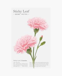 Opakowanie Kartki samoprzylepne Goździk różowy M