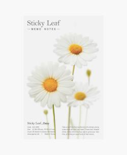 Opakowanie Kartki samoprzylepne Stokrotka biała M