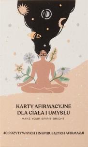 Karty afirmacyjne dla ciała i umysłu. Autor:   Praca zbiorowa. Multiszop.pl Okładka książki Karty afirmacyjne dla ciała i umysłu