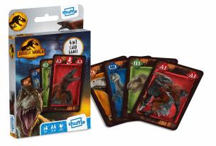 Karty do gry Jurassic World 4w1. Wydawca: Cartamundi. Multiszop.pl Opakowanie Karty do gry Jurassic World 4w1