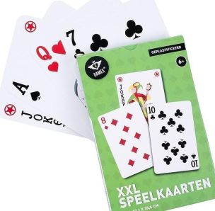 Karty do gry XXL. Wydawca: Quint. Multiszop.pl Opakowanie Karty do gry XXL