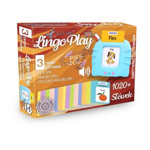 Opakowanie Karty do nauki Angielskiego Lingo Play Niebieskie