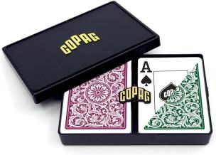 Karty do pokera Copag Elite  Jumbo Face set 2x55. Wydawca: Cartamundi. Multiszop.pl Opakowanie Karty do pokera Copag Elite  Jumbo Face set 2x55