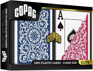 Karty do pokera Copag Elite Jumbo Face set 2x55. Wydawca: Cartamundi. Multiszop.pl Opakowanie Karty do pokera Copag Elite Jumbo Face set 2x55