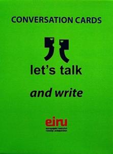 Okładka książki Karty Konwersacyjne. Let's talk and write