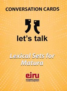 Okładka książki Karty Konwersacyjne Let's talk Lexical Sets for...