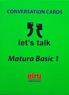 Okładka książki Karty Konwersacyjne. Let's talk Matura Basic 1