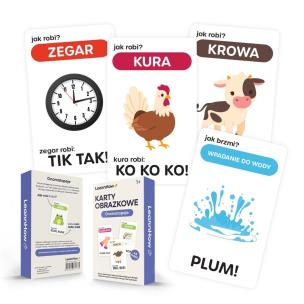 Opakowanie Karty obrazkowe - Onomatopeje