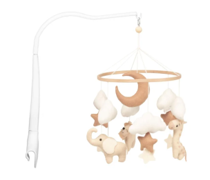 Karuzela do łóżeczka z uchwytem mocującym Leo. Wydawca: Neno. Multiszop.pl Opakowanie Karuzela do łóżeczka z uchwytem mocującym Leo