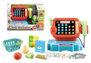 Opakowanie Kasa sklepowa z kalkulatorem i akcesoriami