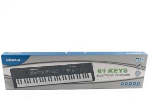 Opakowanie Keyboard muzyczny B/O z mikrofonem 61 klawiszy