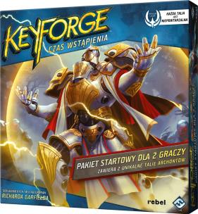 KeyForge: Czas Wstąpienia - Pakiet startowy REBEL. Wydawca: Rebel. Multiszop.pl Opakowanie KeyForge: Czas Wstąpienia - Pakiet startowy REBEL
