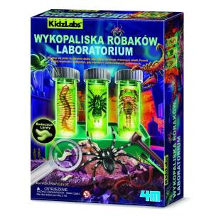 Kidzlabs Labolatorium Wykopalski z Robakami. Wydawca: 4M Industrial Development Ltd.. Multiszop.pl Opakowanie Kidzlabs Labolatorium Wykopalski z Robakami