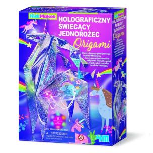 KidzMaker Holograficzny świecący Jednorożec. Wydawca: 4M Industrial Development Ltd.. Multiszop.pl Opakowanie KidzMaker Holograficzny świecący Jednorożec