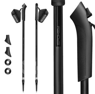 Kije Nordic Walking 105-135cm BL/BK. Wydawca: Spokey. Multiszop.pl Opakowanie Kije Nordic Walking 105-135cm BL/BK
