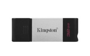 Okładka książki KINGSTON FLASH 32GB USB-C 3.2 Gen 1 DT80/32GB